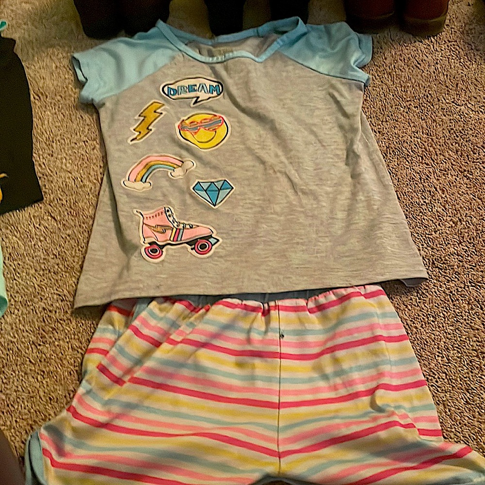 Wonder nation pajama set for 7-8 year old girl.